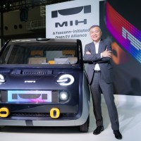 Taiwan’s Foxconn unveils 3-seat EV concept car in Japan