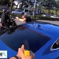 Watch road rage motorcyclist fire pepper ball gun at driver in south Taiwan