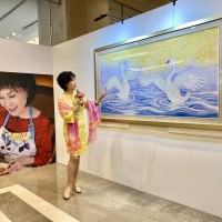 Taiwan's most beautiful host turns to art