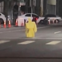 Police nab floating raincoat prankster in central Taiwan