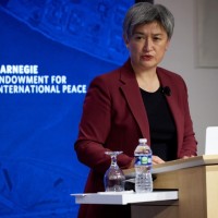 Australia foreign minister touts Tuvalu security, migration pact