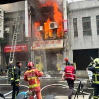 1 dead after fire breaks out in Taiwan's Taichung