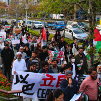 Protest urges Taiwan government to call for permanent ceasefire in Israel-Hamas war