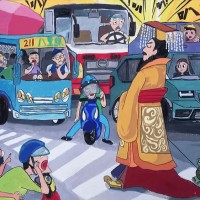 ‘Emperor's Clause' cartoon angers Taiwan pedestrian rights advocates