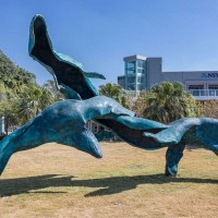 Whale sculpture melds art and marine advocacy in Kaohsiung