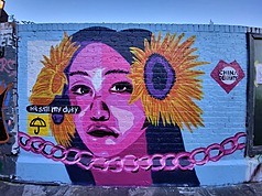 Taiwan's Sunflower Movement graffiti greets Chinese tourists in London