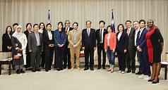 US Human Rights Foundation CEO visits Taiwan