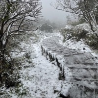 Photo of the Day: Snow on Qixingshan, Taipei's tallest mountain