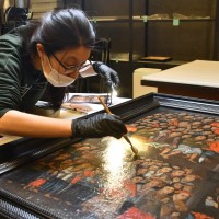 Centuries old painting showing Dutch and Siraya arrives in Taiwan