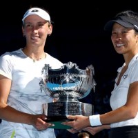 Taiwan's Hsieh, and Belgium's Mertens win women's doubles title at Australian Open