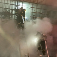 Firefighters rescue 7 people from residential fire in Taichung