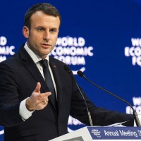 Macron calls for a 'global contract' at Davos