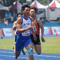 Taiwanese athlete Wang Wei-hsu, the jack of track events 